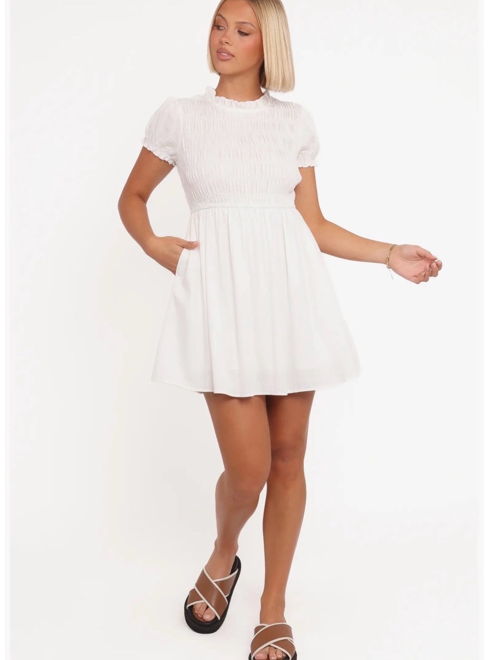 Emari Puff Sleeve Minidress